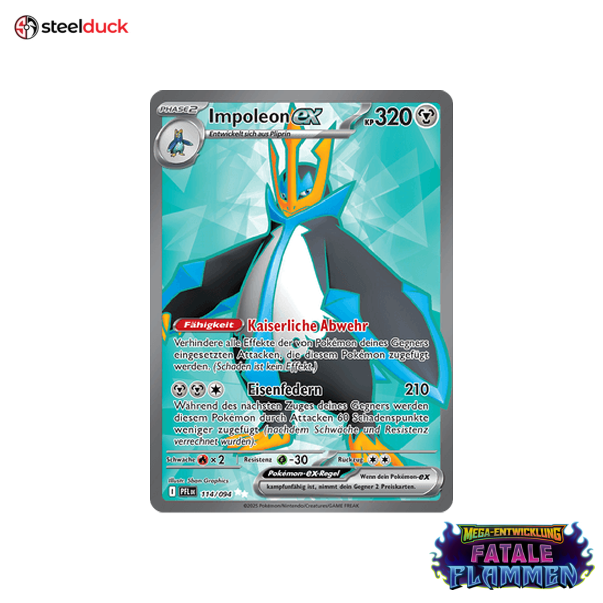 Impoleon ex (114/094) Fatale Flammen - Ultra Rare