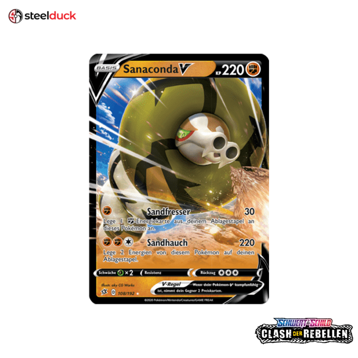 Sanaconda V (108/192) Clash der Rebellen - Holo Rare V