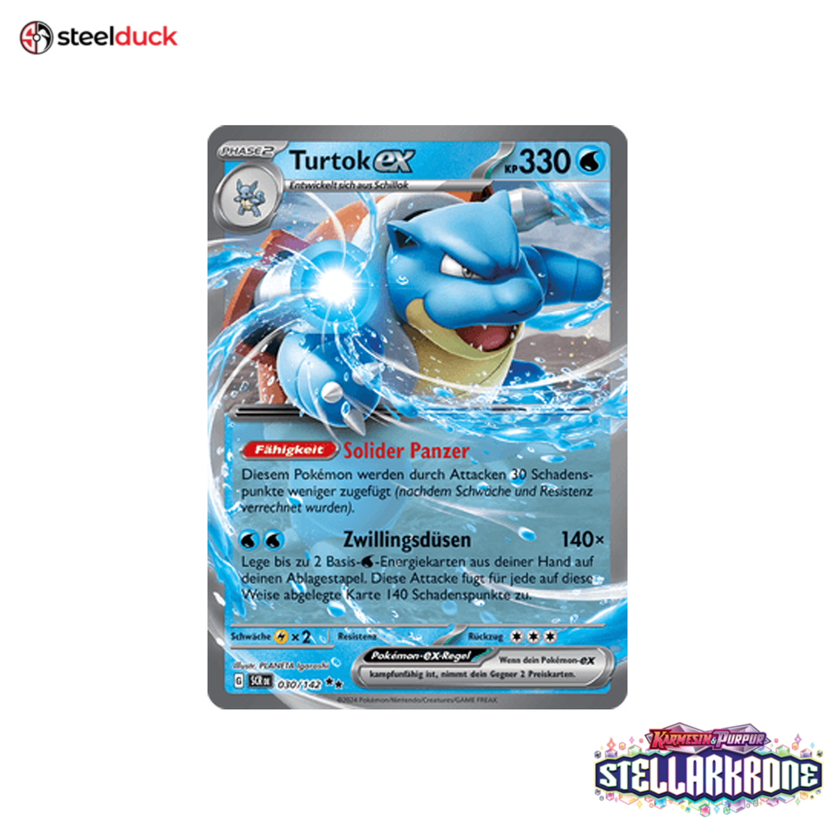 Turtok ex (030/142) Stellarkrone - Double Rare