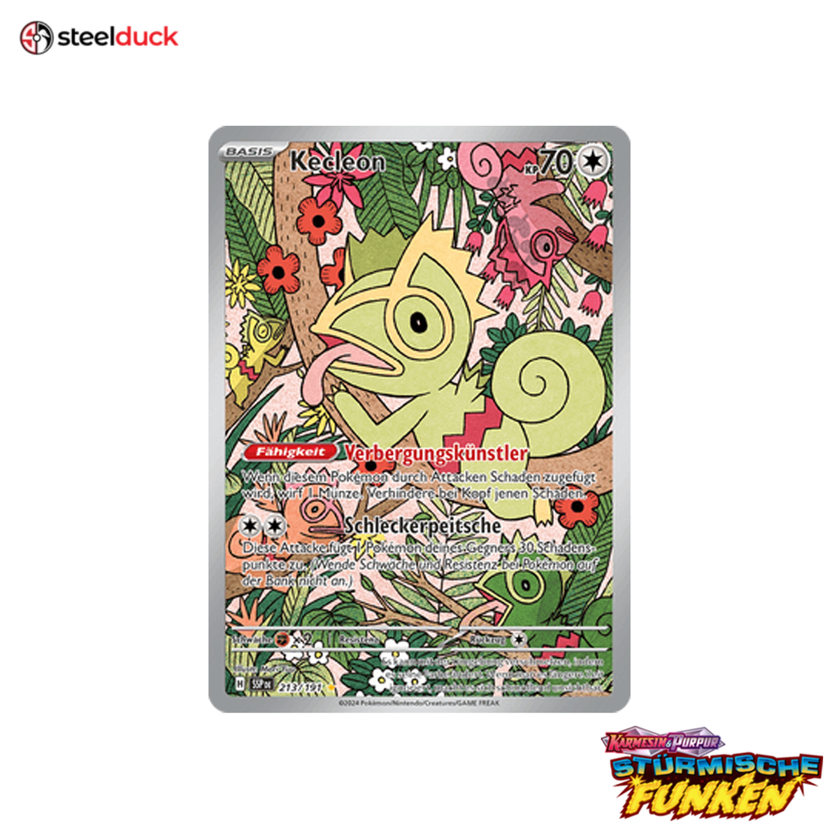Kecleon (213/191) Stürmische Funken - Illustration Rare