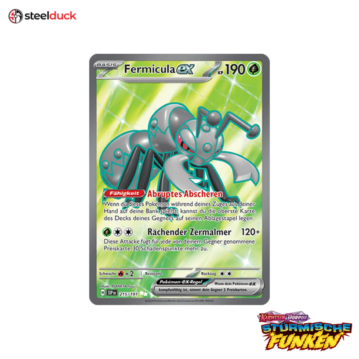 Fermicula ex (215/191) Stürmische Funken - Ultra Rare