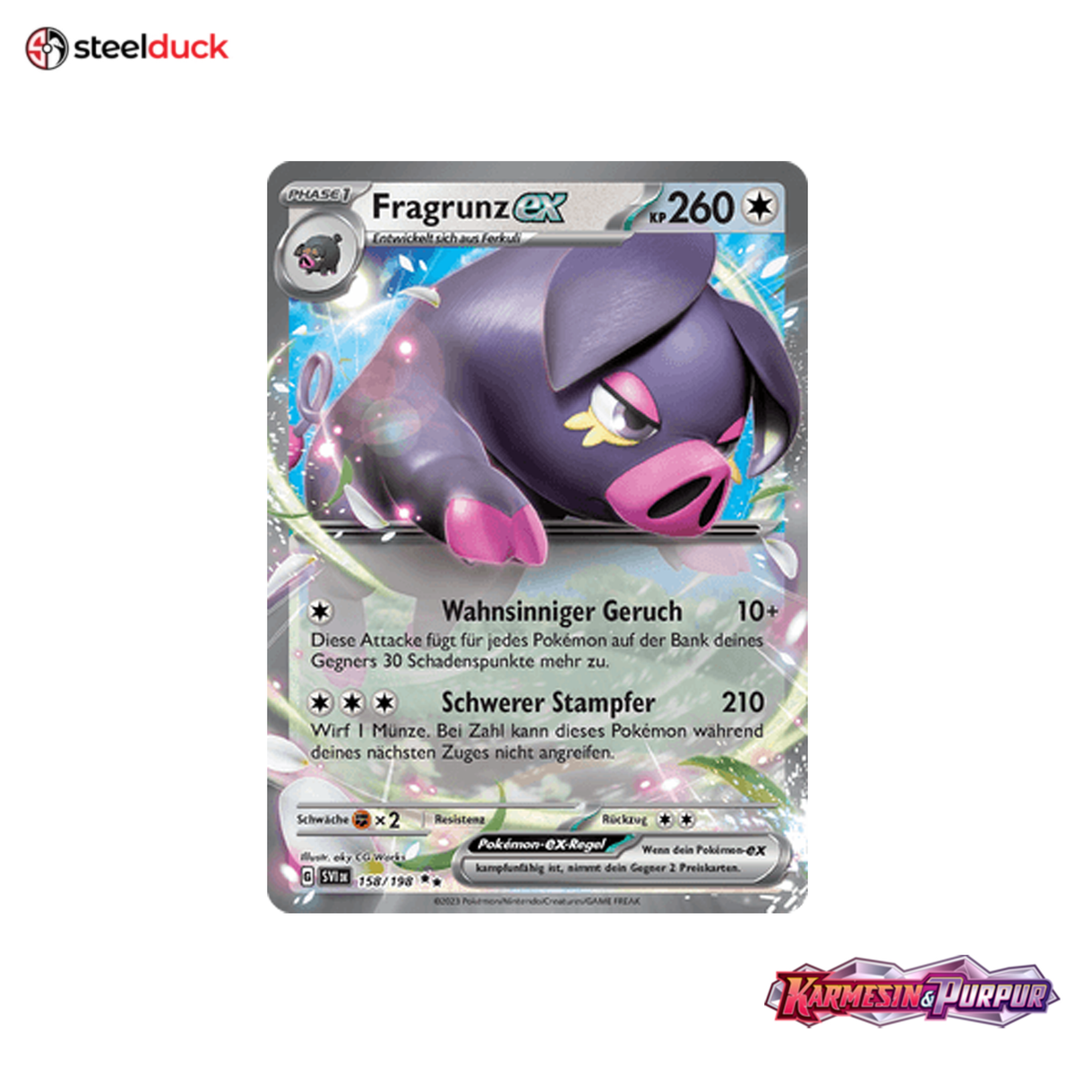 Fragrunz ex (158/198) Karmesin & Purpur - Double Rare