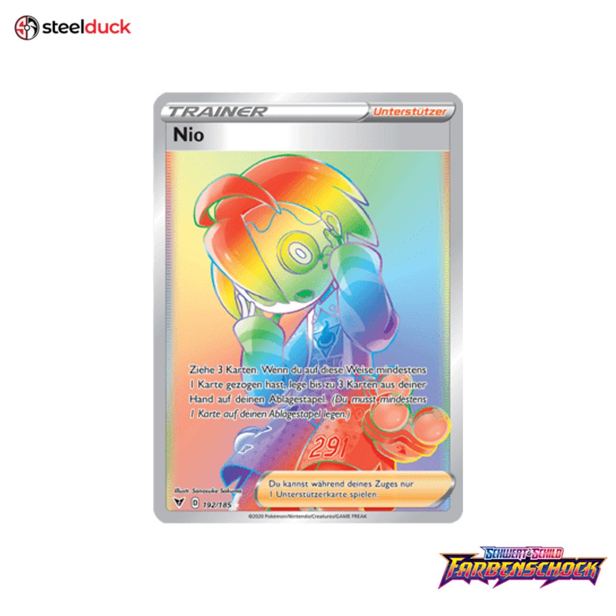 Nio (192/185) Farbenschock - Rainbow Rare