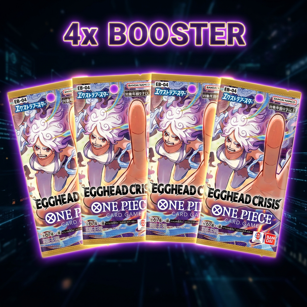 One Piece 4x Booster EB04 Egghead Crisis Booster Bundle (JP)