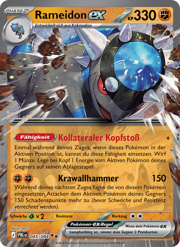 Rameidon ex (045/084) Dunkelnacht - Double Rare
