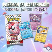 Pokémon - 20 Karten von 151 - Kartenpaket - mit HOLO Karten! Vervollständige dein 151 Set!