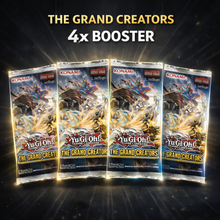 Yu-Gi-Oh! 4x Booster The Grand Creators GRCR Booster Bundle 1. Auflage (Deutsch)