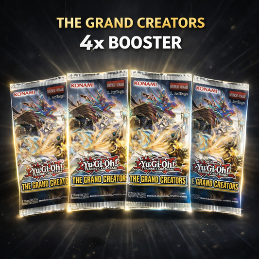 Yu-Gi-Oh! 4x Booster The Grand Creators GRCR Booster Bundle 1. Auflage (Deutsch)