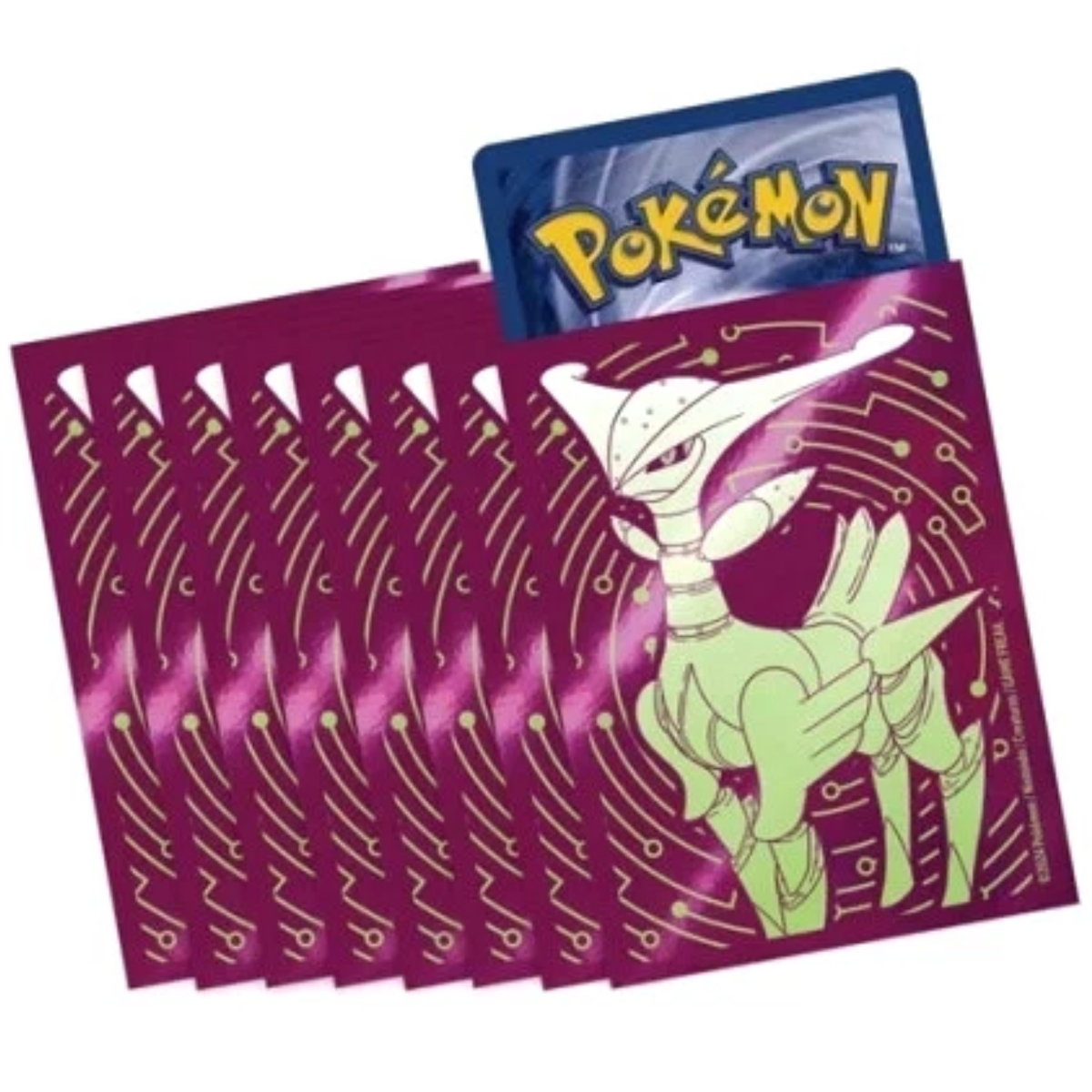 Pokemon - Gewalten der Zeit - Eisenblatt Top Trainer Box - Sleeves