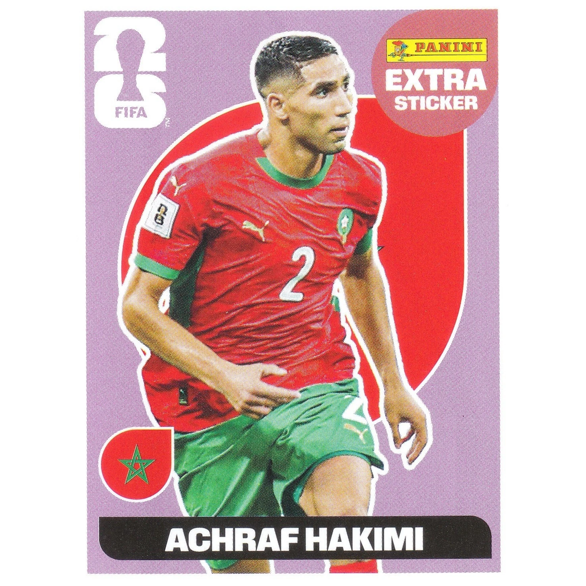 Panini 2026 World Cup WM America Sticker Extra Sticker Achraf Hakimi