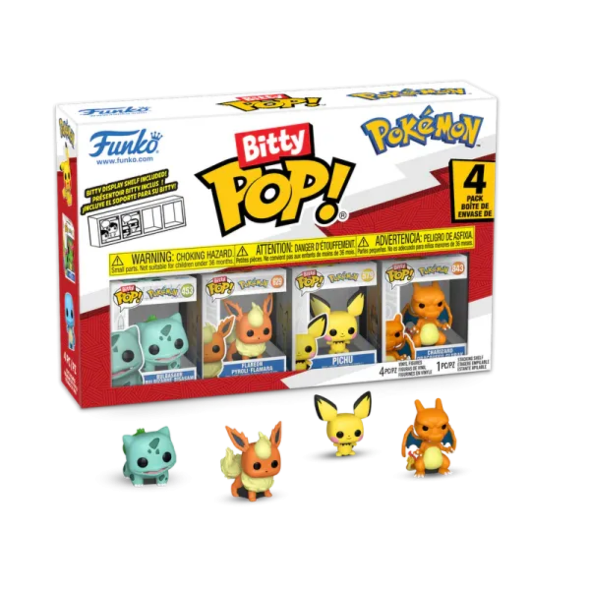 Funko Bitty POP! Pokémon - Bulbasaur Bisasam 4 Pack - Series 3