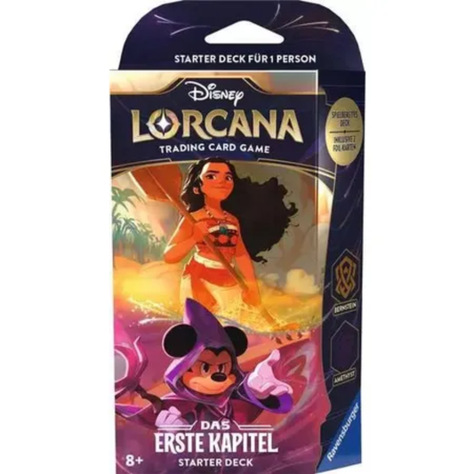 Disney Lorcana - Das erste Kapitel - Starter Deck - Bernstein und Amethyst - Deutsch