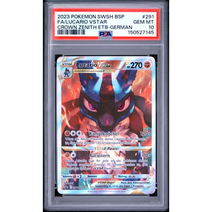 Pokemon PSA10 - Lucario SWSH291 - Zenith der Könige - (DE)