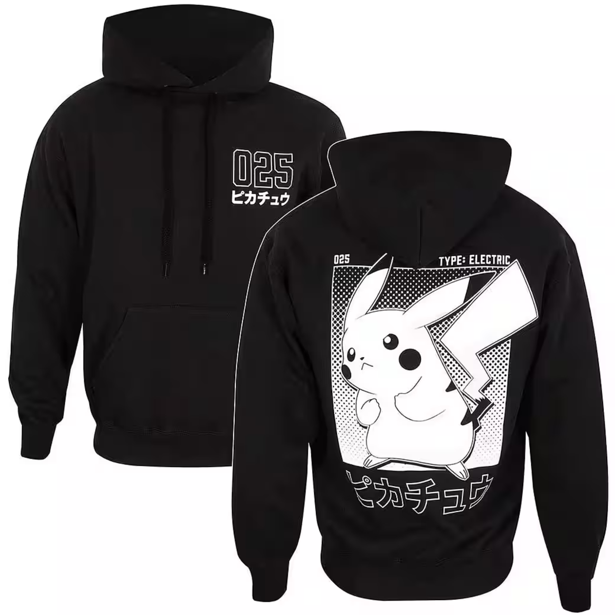 Pokémon   - Heroes Inc - Halftone Pikachu Unisex-Kapuzenpullover - Größe XL