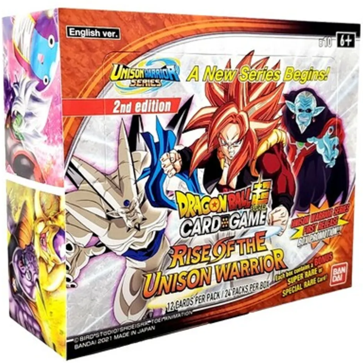 Dragon Ball Super Card Game Rise of the Unison Warrior BT10 Display (Englisch)
