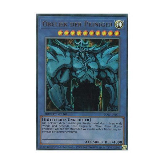 Obelisk, Ra, Slifer, Dunkler Magier, Rotauge & Blue Eyes BUNDLE - Ultra Rare  - Deutsch - Boosterfrisch - LIMITIERTE AUFLAGE!