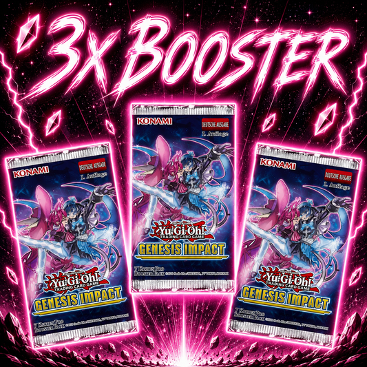 Yu-Gi-Oh! Genesis Impact GEIM 3x Booster 1. Auflage (DE)