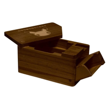 Pokémon 25th Celebration Deck Box / Anniversary Deck Box - Edel aus Holz