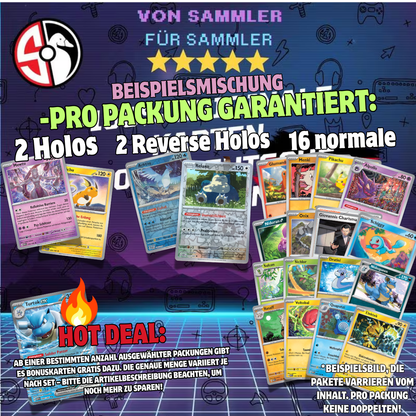 Pokémon Mega-Entwicklung - Dunkelnacht - Kartenpaket - 20 KARTEN MIT HOLOS!