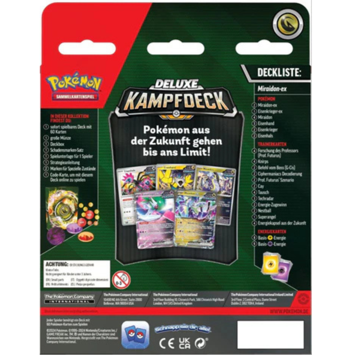 Pokémon Deluxe-Kampfdeck – Miraidon ex  (DE)