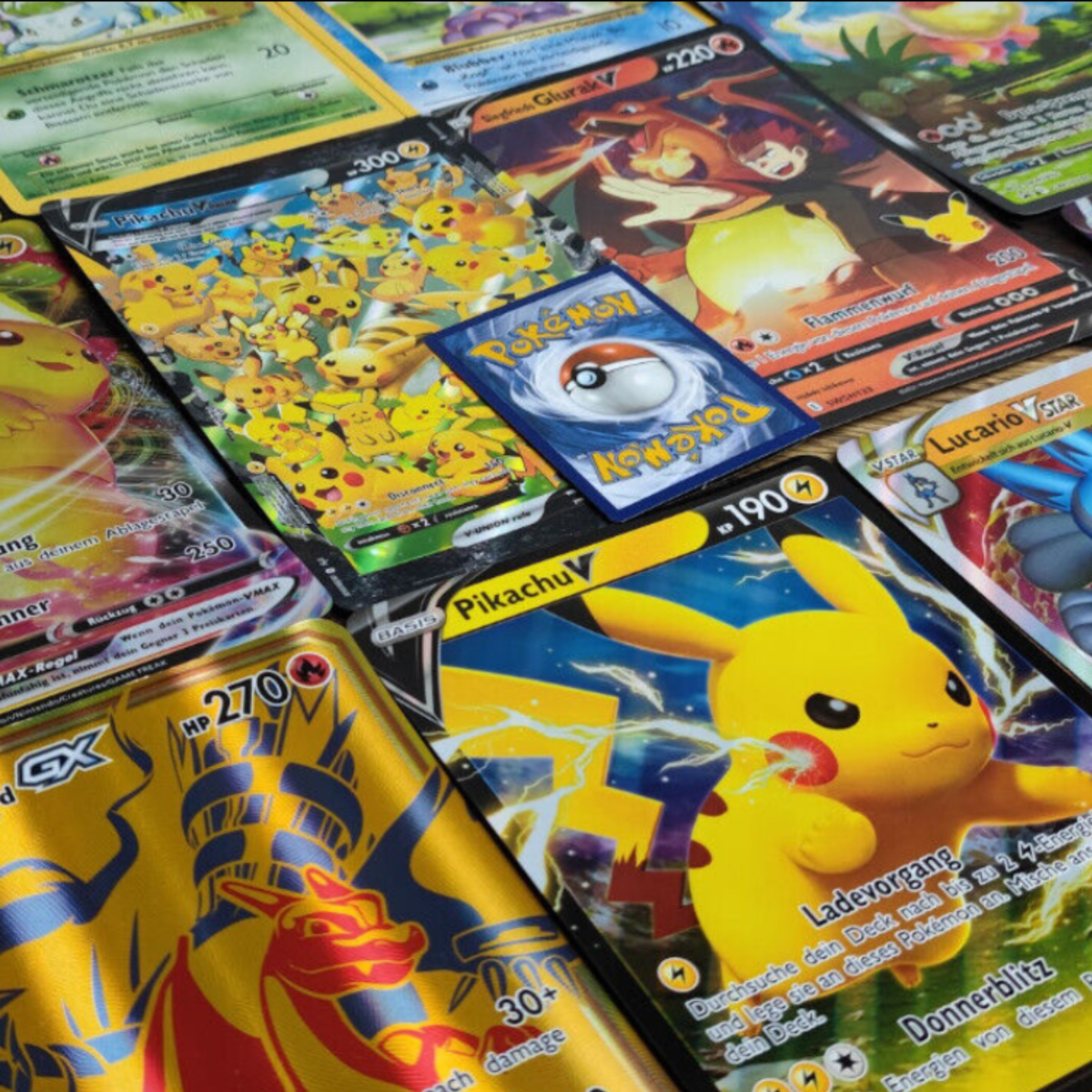 Pokémon Jumbo Karten - 2er Pack - DEUTSCH, ZUFÄLLIGE AUSWAHL XXL V/EX/VMAX/VSTAR & MEHR