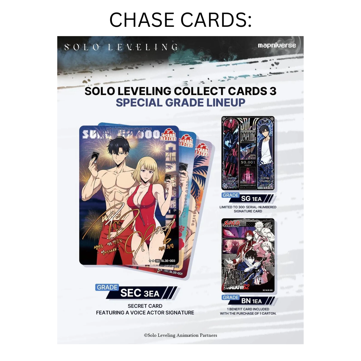 Solo Leveling - Mapniverse - Collect Cards: Series 3 Display (KR)