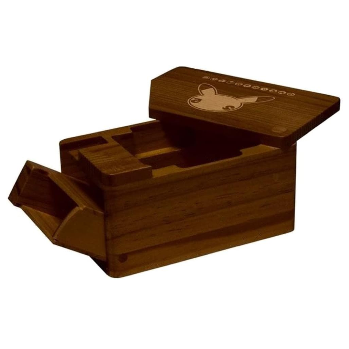 Pokémon 25th Celebration Deck Box / Anniversary Deck Box - Edel aus Holz
