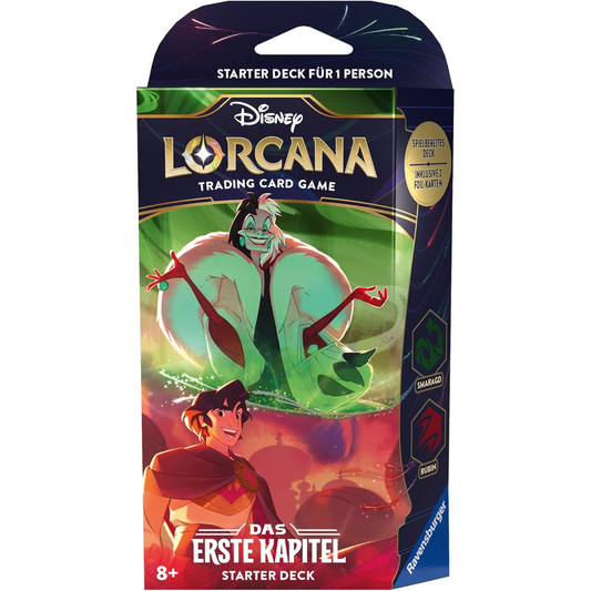Disney Lorcana - Das erste Kapitel - Starter Deck - Smaragd und Rubin - Deutsch