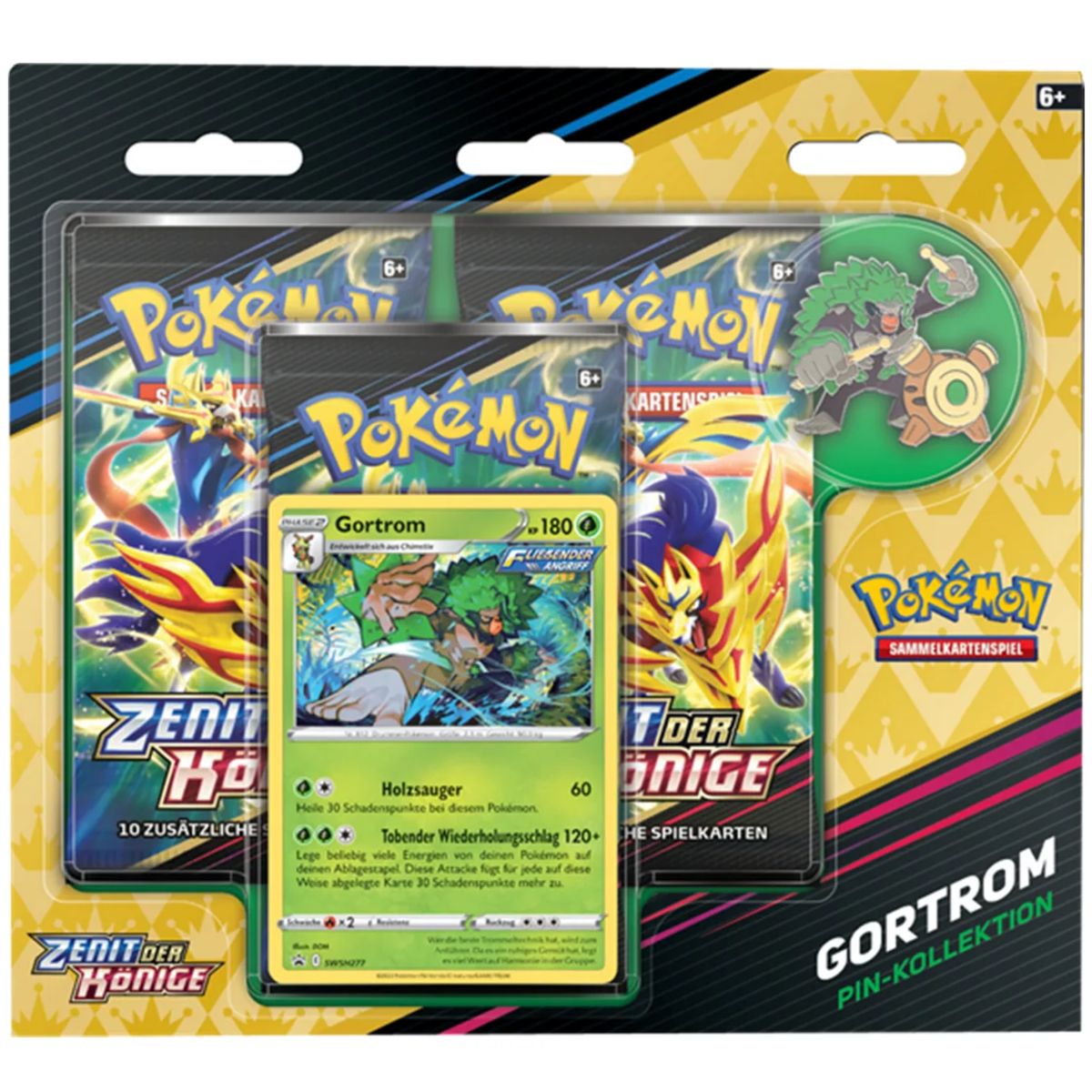 Pokemon Gortrom Pin Kollektion - Zenit der Könige - Deutsch