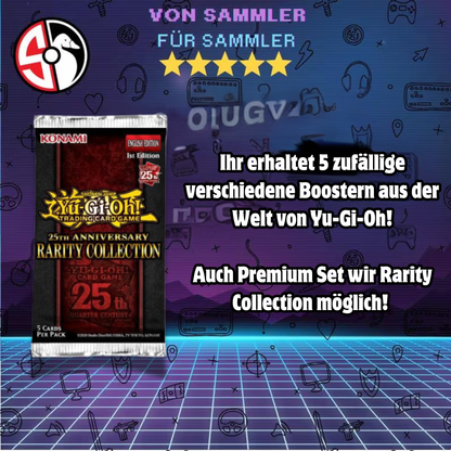 Yu-Gi-Oh! 5x zufällige Booster zb. Retro Pack 2, Supreme Darkness, Rarity Collection (EN)