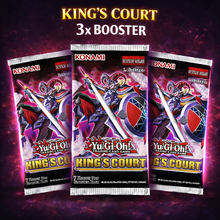 Yu-Gi-Oh! 3x Booster Kings Court KICO Booster Bundle 1. Auflage (Deutsch)