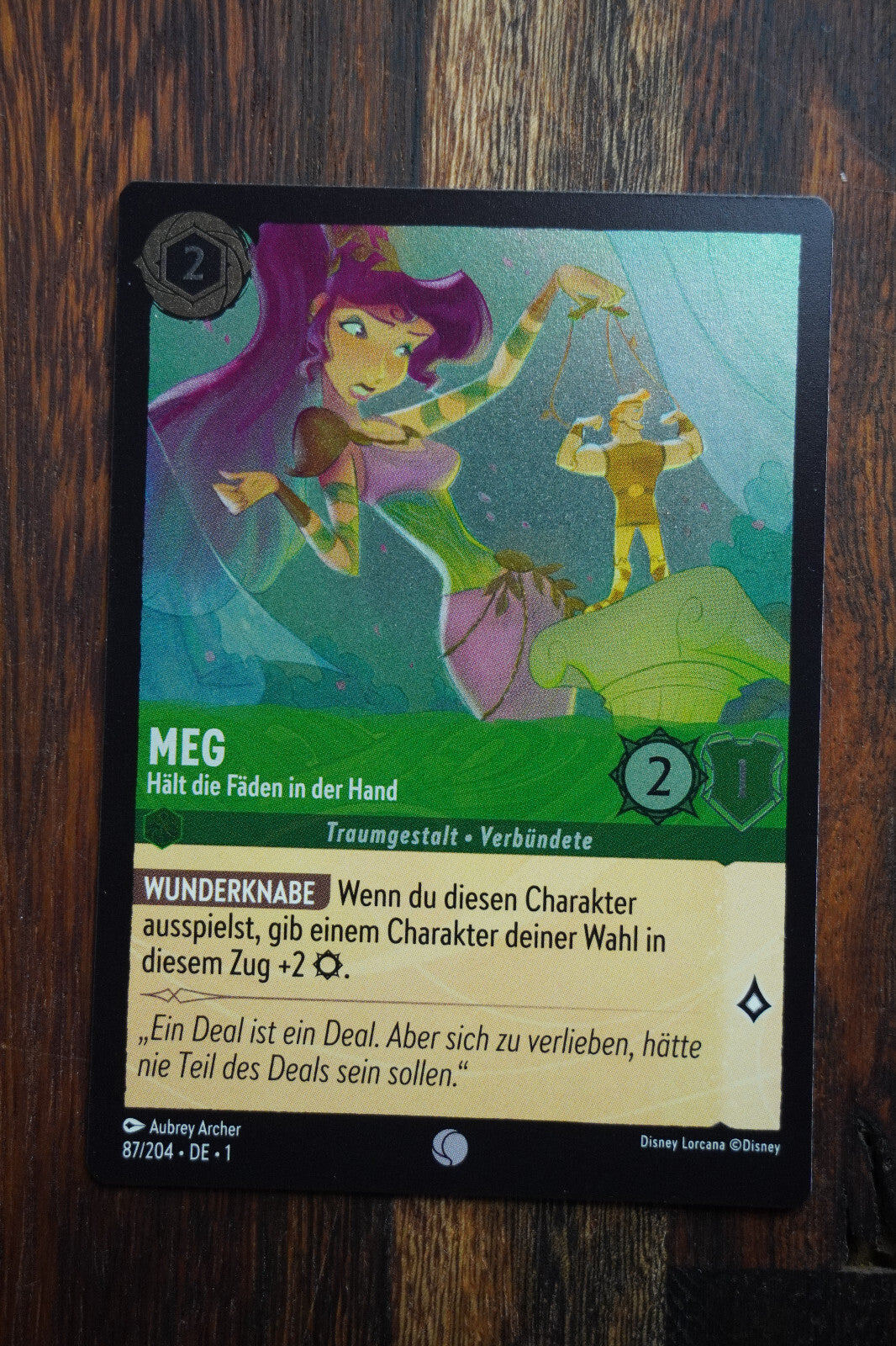 Disney Lorcana TCG - Das Erste Kapitel - Deutsch - NUR FOIL/HOLO Karten-Auswahl