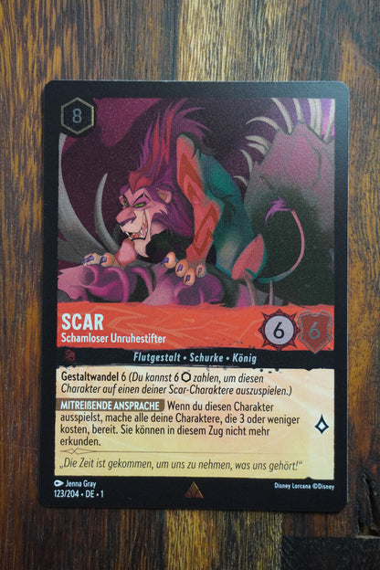 Disney Lorcana TCG - Das Erste Kapitel - Deutsch - NUR FOIL/HOLO Karten-Auswahl