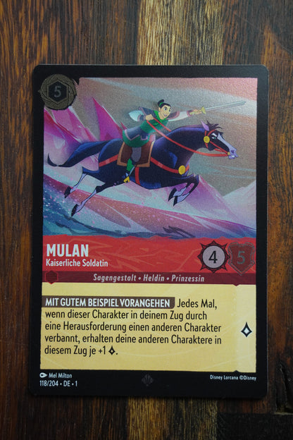 Disney Lorcana TCG - Das Erste Kapitel - Deutsch - NUR FOIL/HOLO Karten-Auswahl