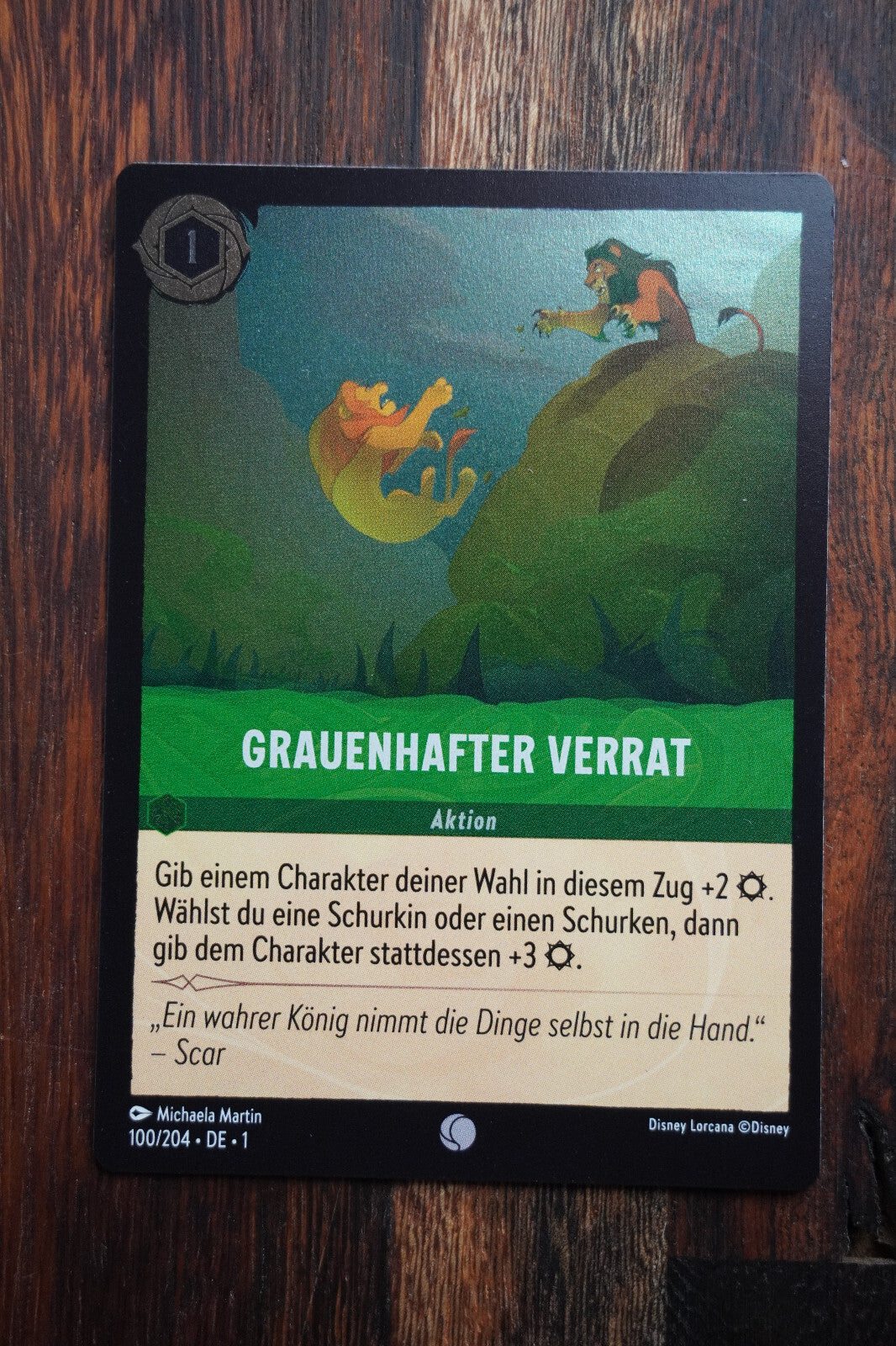 Disney Lorcana TCG - Das Erste Kapitel - Deutsch - NUR FOIL/HOLO Karten-Auswahl