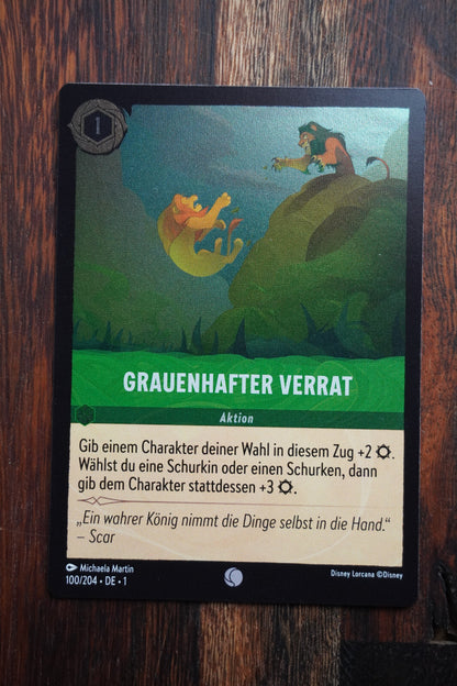 Disney Lorcana TCG - Das Erste Kapitel - Deutsch - NUR FOIL/HOLO Karten-Auswahl