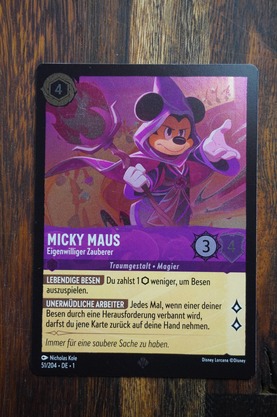 Disney Lorcana TCG - Das Erste Kapitel - Deutsch - NUR FOIL/HOLO Karten-Auswahl