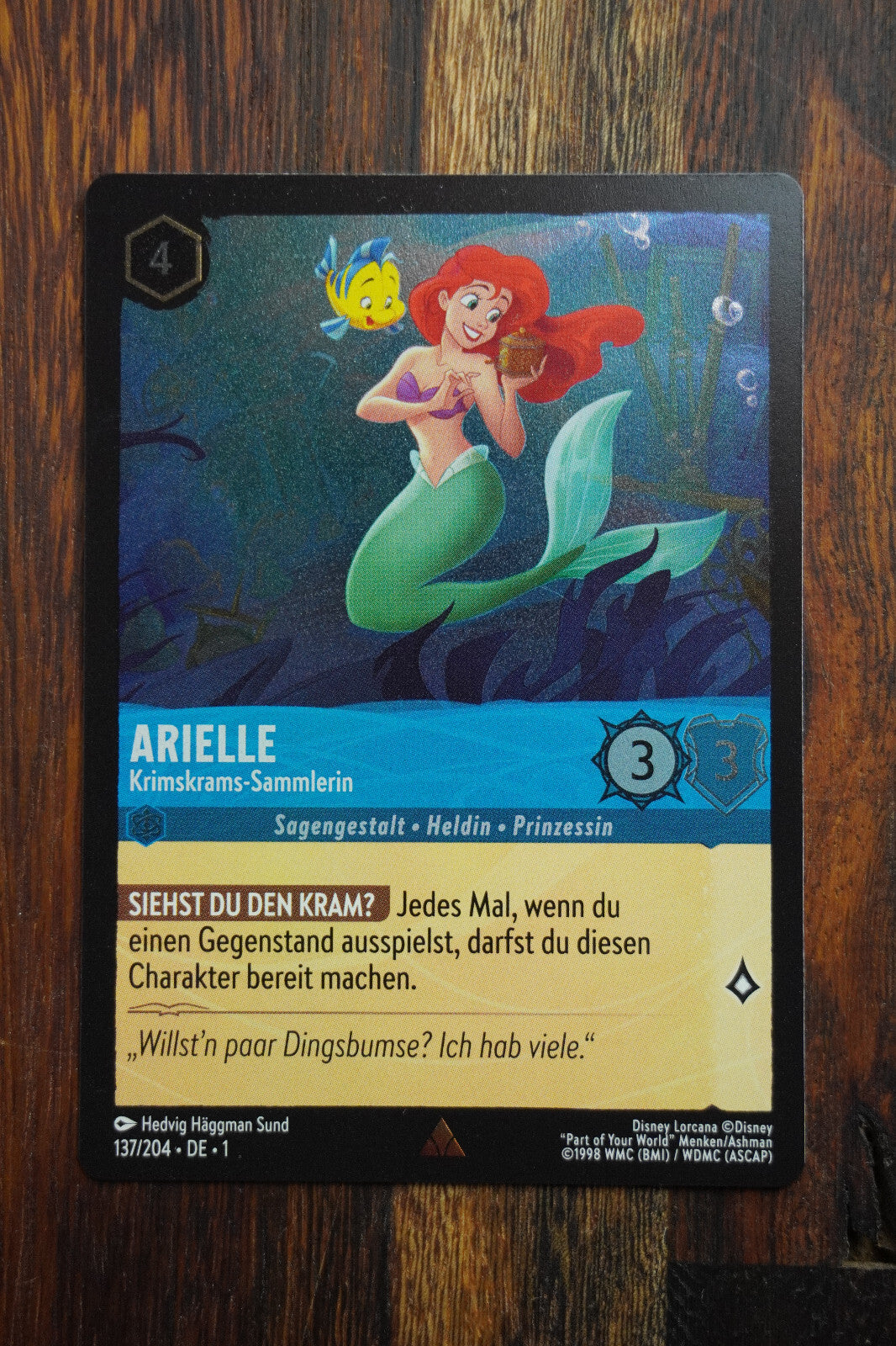 Disney Lorcana TCG - Das Erste Kapitel - Deutsch - NUR FOIL/HOLO Karten-Auswahl