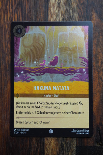 Disney Lorcana TCG - Das Erste Kapitel - Deutsch - NUR FOIL/HOLO Karten-Auswahl