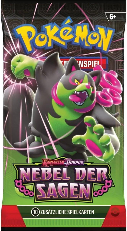 Karmesin & Purpur Nebel der Sagen Booster (DE)