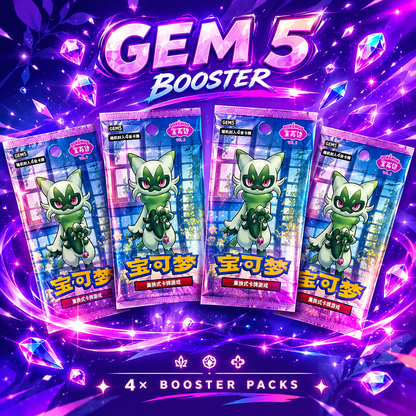 Pokémon - 4x Gem Pack Vol. 5 Booster Bundle (s-CH)