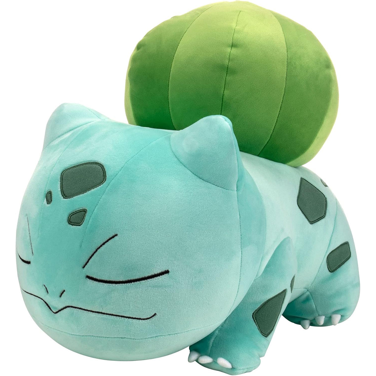 Pokémon Schlafendes Plüsch Bisasam 45 cm – Offizielles Kuscheltier (PKW0221)