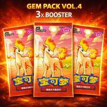 Pokémon - 3x Gem Pack Booster Vol. 4 Booster Bundle (CHN)