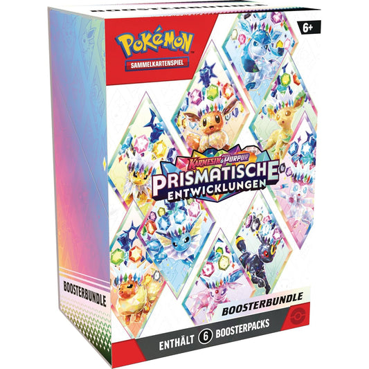 Karmesin & Purpur Prismatische Entwicklungen Booster Bundle (DE)
