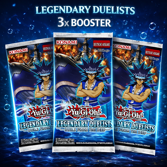Yu-Gi-Oh! 3x Booster Duels from the Deep LED9 Booster Bundle (Englisch)