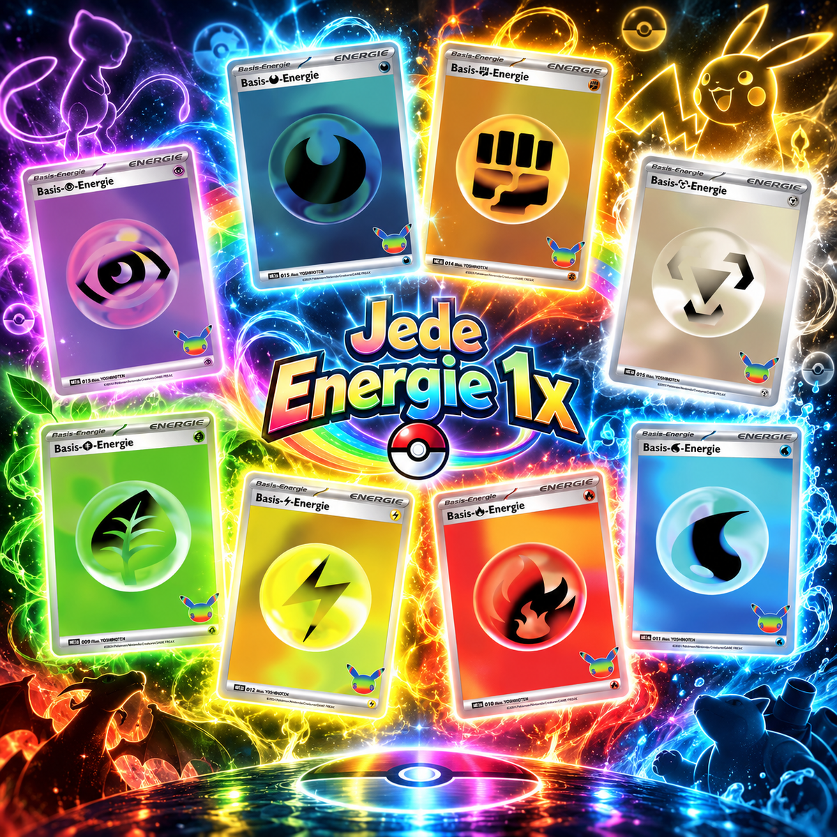 Pokemon - 30 Jahre- Energie Bundle - (DE)