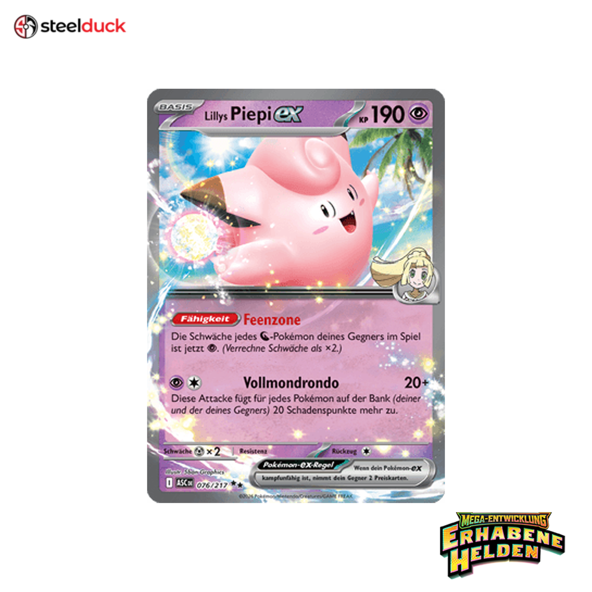 Lillys Piepi ex (076/217) Erhabene Helden - Double Rare