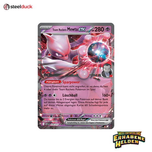 Team Rockets Mewtu ex (079/217) Erhabene Helden - Double Rare