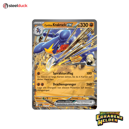 Cynthias Knakrack ex (111/217) Erhabene Helden - Double Rare