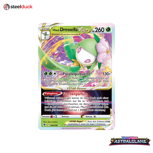 Hisui-Dressella VSTAR (018/189) Astralglanz - Holo Rare VSTAR